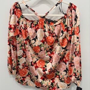Floral Print INC Women's Top